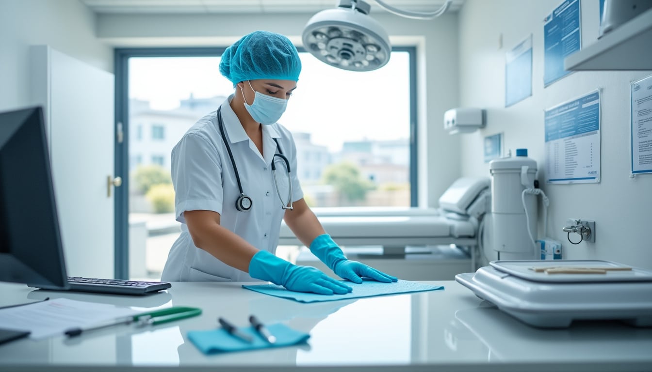 Nettoyage de cabinet médical : les exigences spécifiques