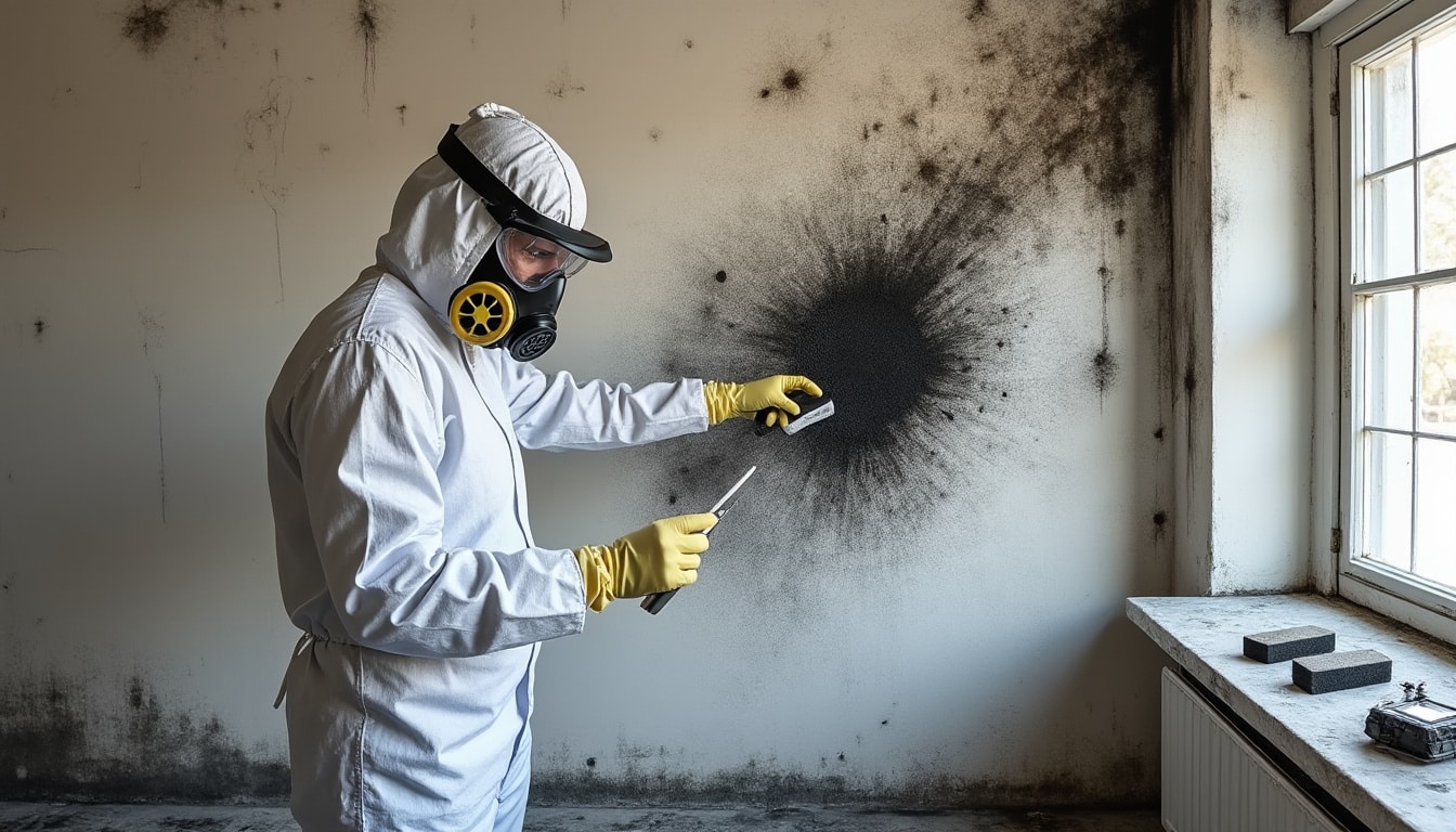 Traces de suie après incendie : les techniques